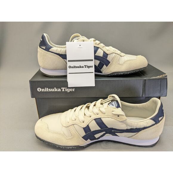 Onitsuka Tiger SERRANO 1183B400 200 Birch/Peacoat, Size US 5.5, Minor Box Damage - Picture 6 of 12